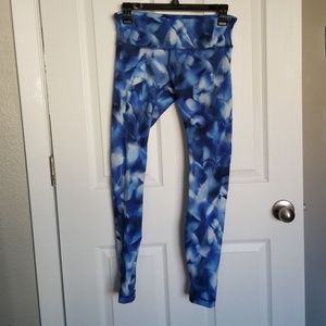 Lululemon Wunder Under Low Rise Tight,size 6, Blue